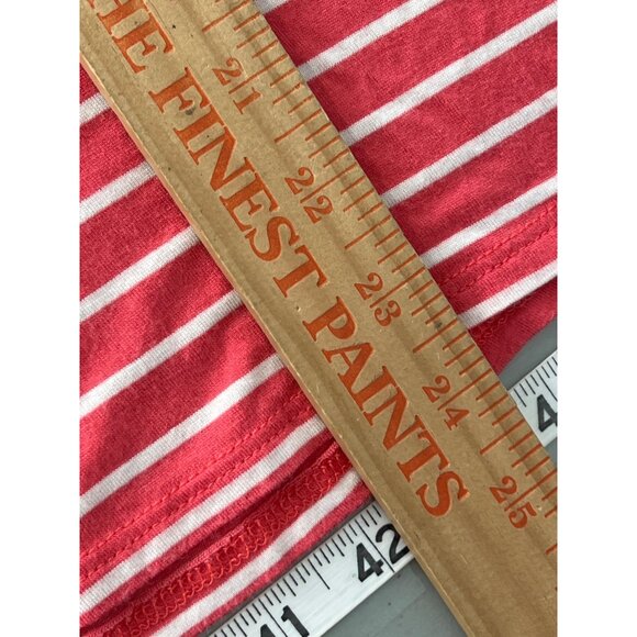 White Birch Striped Henley Top Women S Rayon Blend Coastal Preppy Summer Classic - Picture 5 of 9